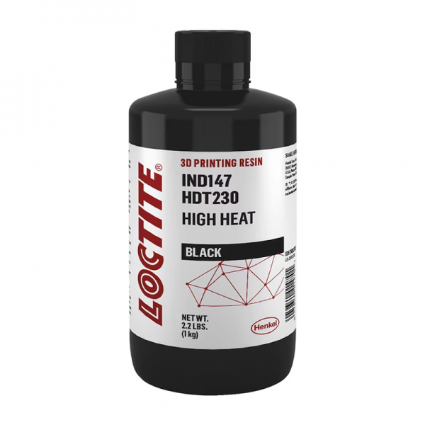 Loctite 3D IND147 HDT230 Résistance Thermique - 1kg Noir