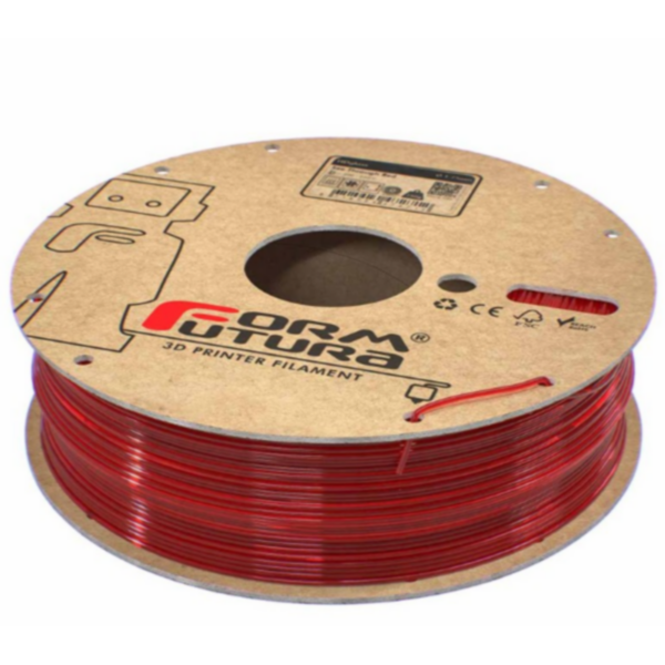 PETG HDGlass rouge translucide - 750g - 1,75mm