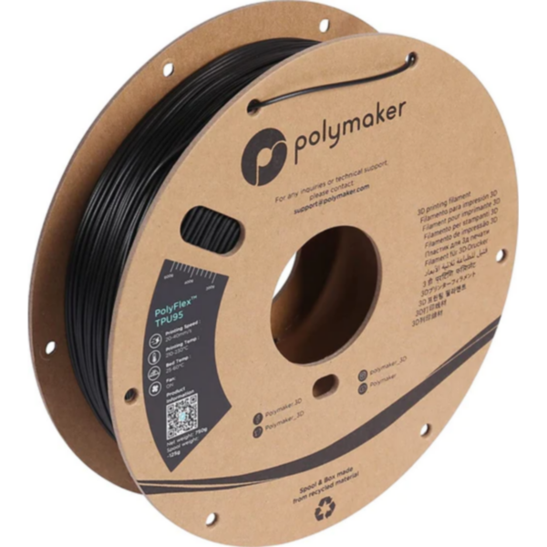 PolyFlex TPU95 Noir - 750g, 1,75mm