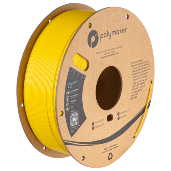 PolyLite ASA Jaune - 1000g, 1,75mm