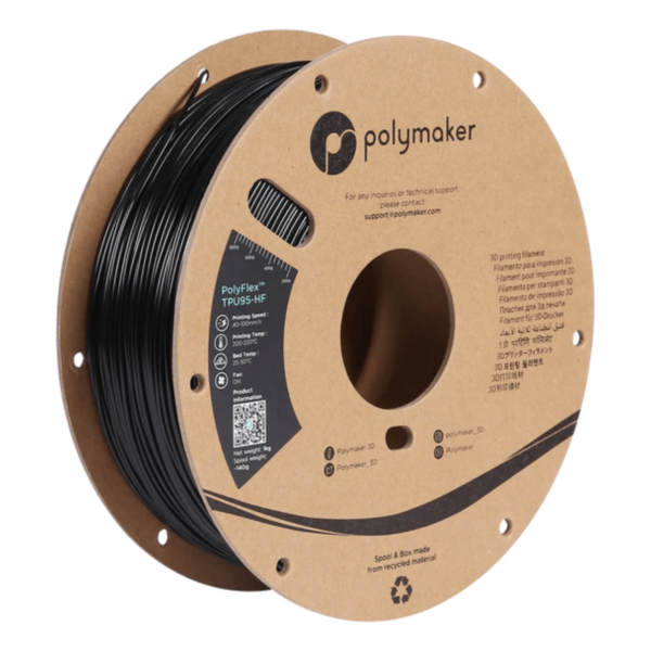 PolyFlex TPU95-HF Noir - 1000g, 1,75mm