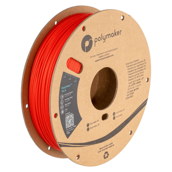 PolyMax Tough PLA Rouge - 750g, 1,75mm