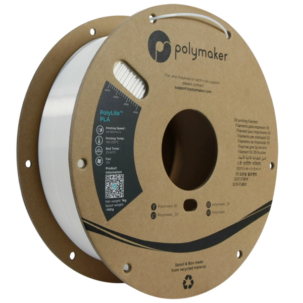 Polylite PLA Silk White - 1000g, 1,75mm