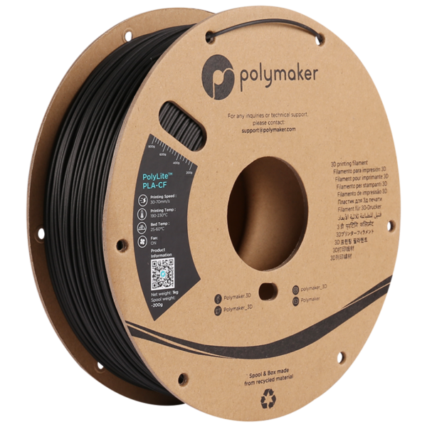 Polylite PLA CF Noir - 1000g, 1,75mm