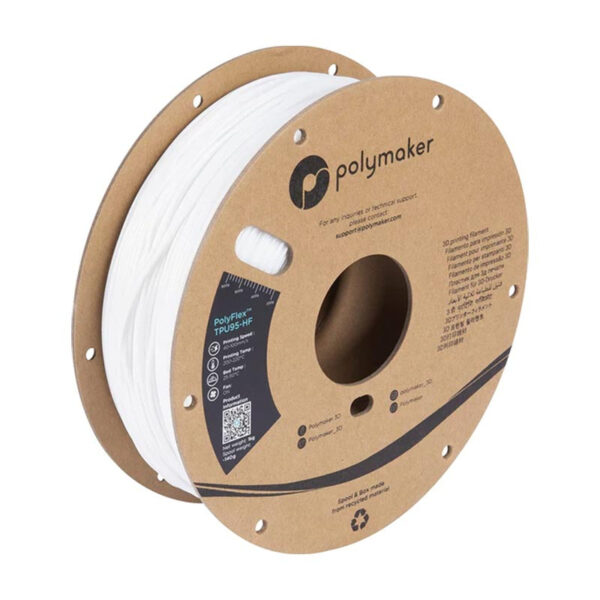 PolyFlex TPU95-HF Blanc - 1000g, 1,75mm