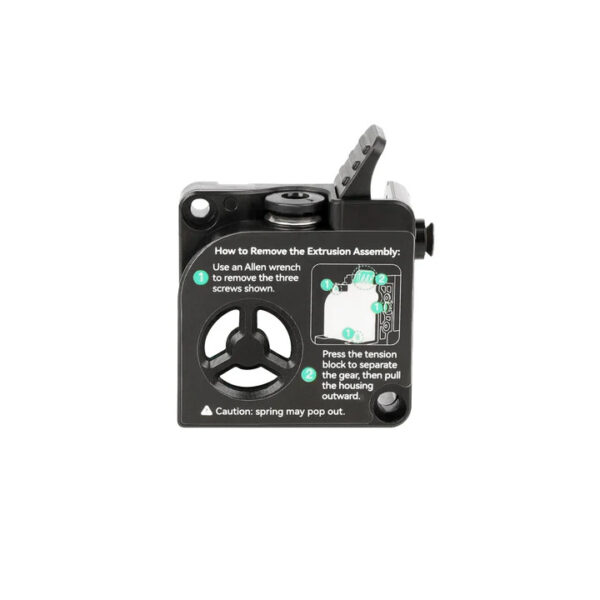 Couvercle Avant de l'Extrudeuse (Extruder Front Cover) – Série K2