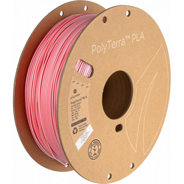 PolyTerra PLA Dual Flamingo (Rose-Rouge) - 1000g, 1,75mm