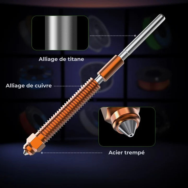 Buse Unicorn (Unicorn Quick-Swap Nozzle) – 0.6 mm – Série K2 / Creality Hi – Image 3