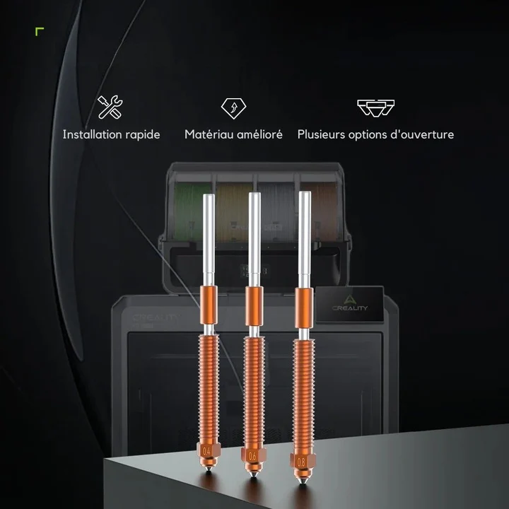 Kit de Buses Unicorn (Unicorn Quick-Swap Nozzle Kit) – Série K2 / Creality Hi – Image 2