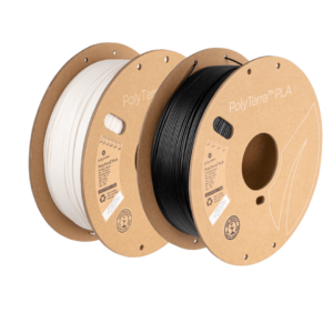 Pack de 40 bobines Polyterra Cotton White / Charcoal Black