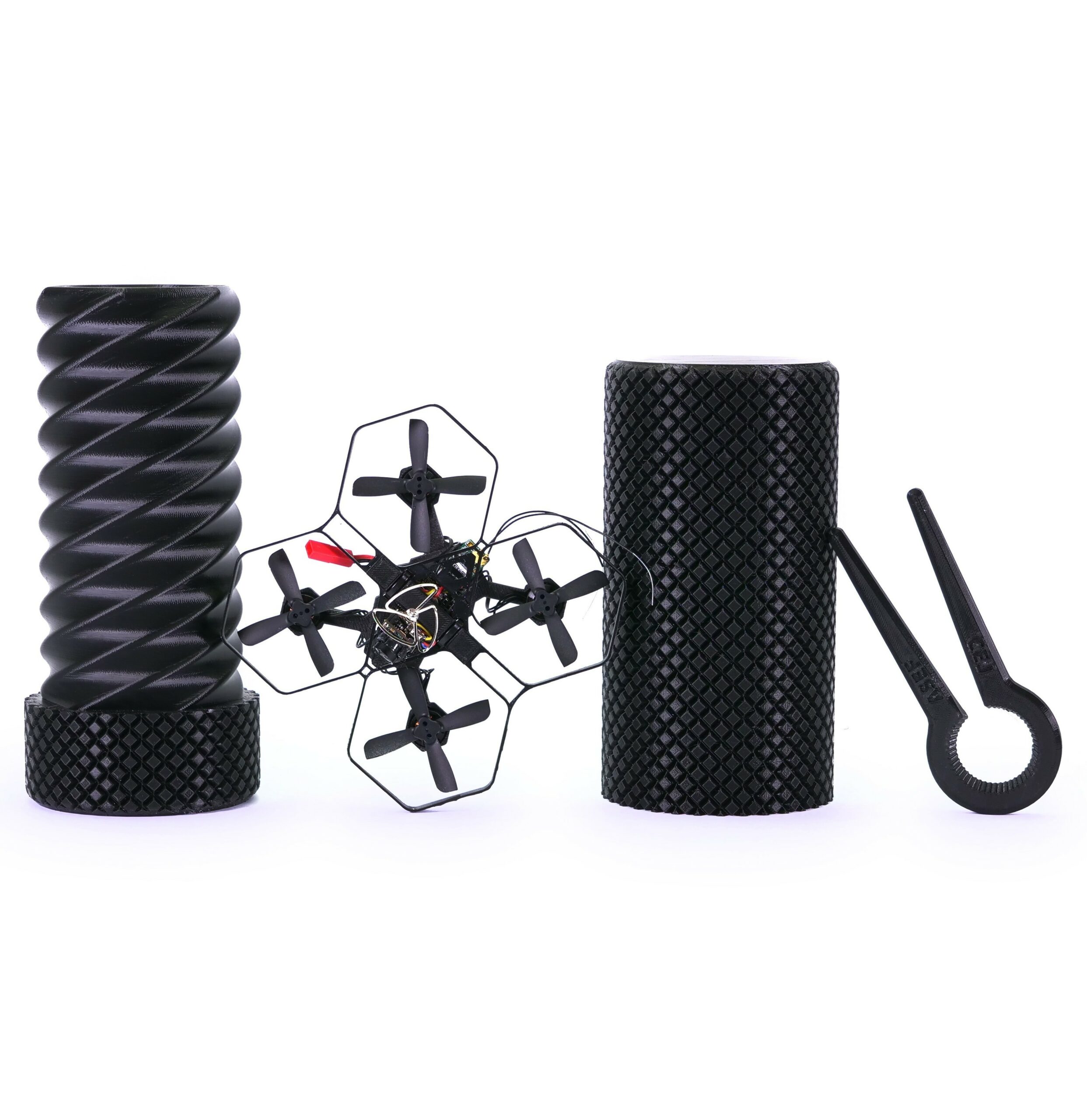 Filament PETG Jet Black 1000g 1,75mm Prusament - vue détaillée de la bobine