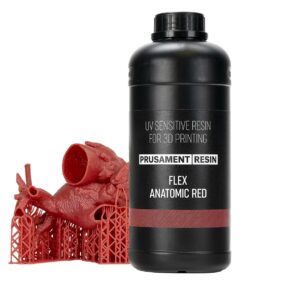 Prusament Resin Flex Anatomic Red 1kg - résine flexible rouge