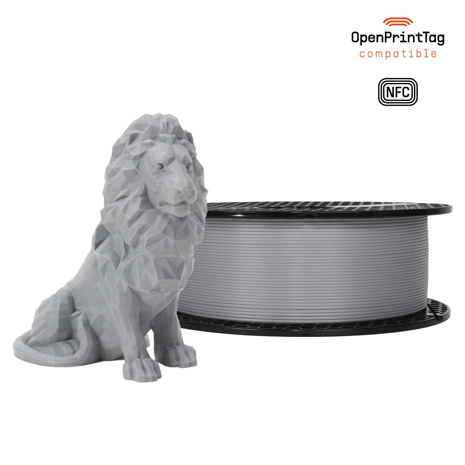 Filament PLA Gravity Grey 1000g 1,75mm Prusament - bobine de filament