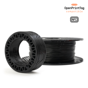 Prusament TPU Jet Black - filament flexible noire profonde et opaque