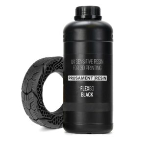 Prusament Resin Flex80 Black 1kg - résine flexible noire