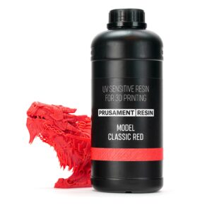 Prusament Resin Model+ Classic Red 1kg - résine rouge classique et vive