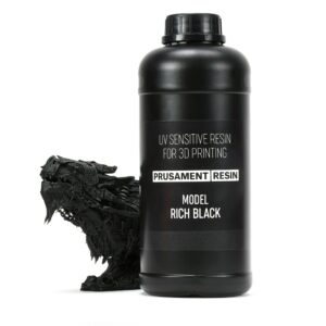 Prusament Resin Model+ Rich Black 1kg - résine noire profonde et intense