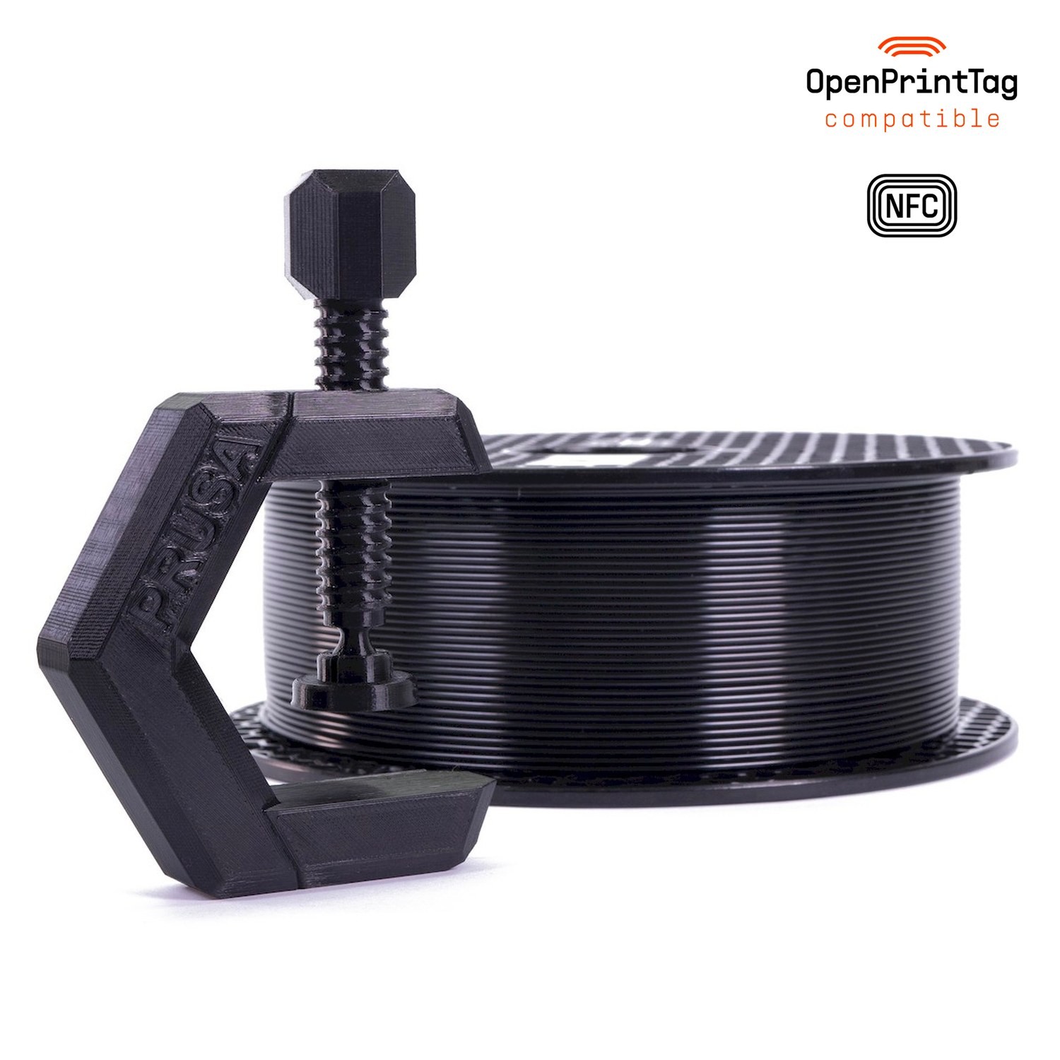 Filament PETG Jet Black 1000g 1,75mm Prusament - bobine de filament
