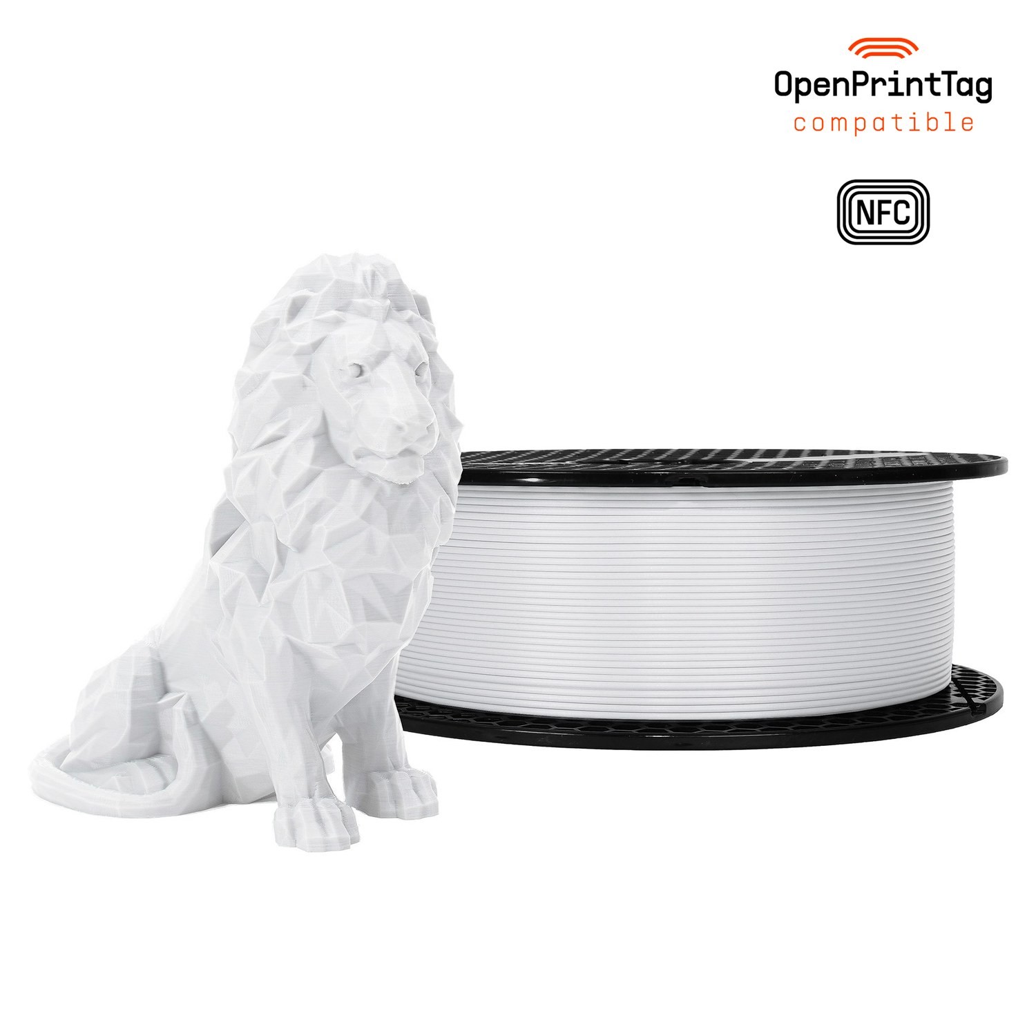 Filament PLA Pristine White 1000g 1,75mm Prusament - bobine de filament