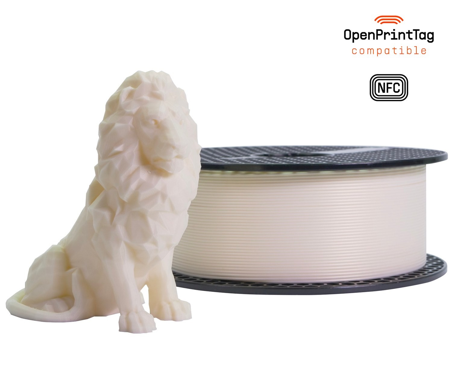 Filament PLA Vanilla White 1000g 1,75mm Prusament - bobine de filament