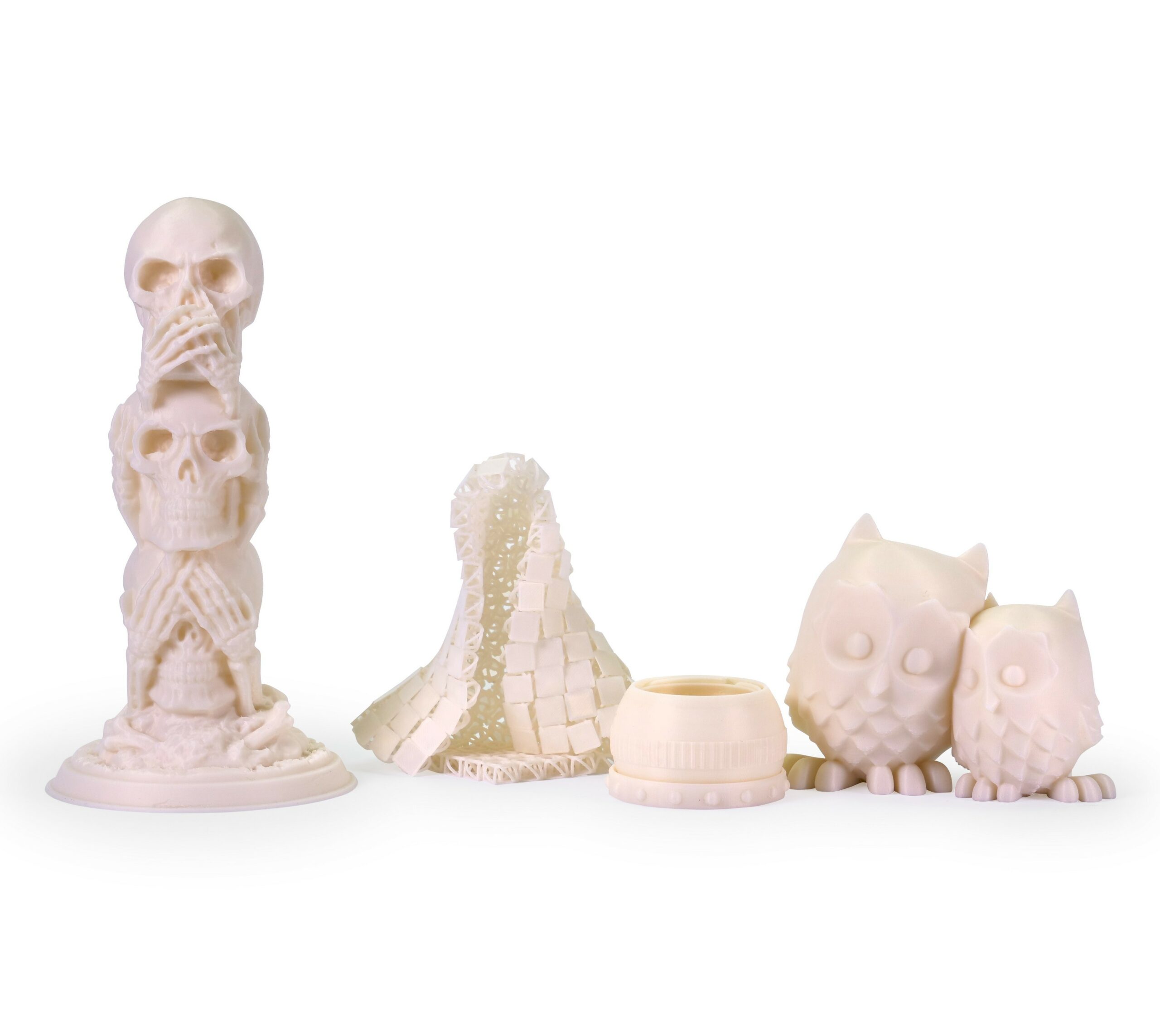 Filament PLA Vanilla White 1000g 1,75mm Prusament - vue détaillée de la bobine