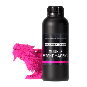 Prusament Resin Model+ Bright Magenta 1kg - résine magenta éclatant et lumineuse