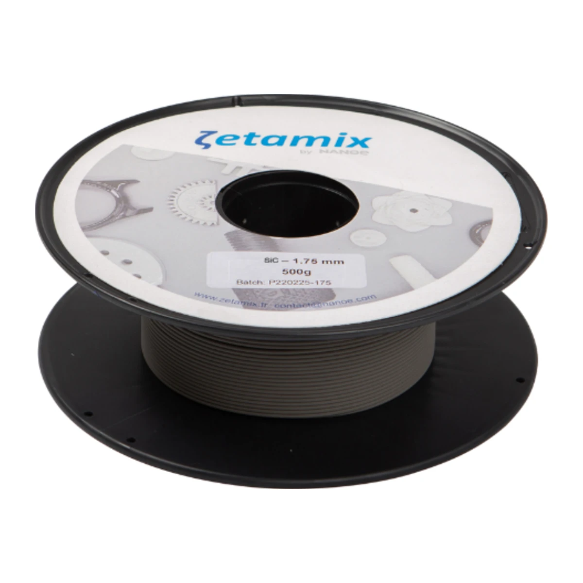 Carbure de Silicium Céramique Noir - 500g, 1,75mm