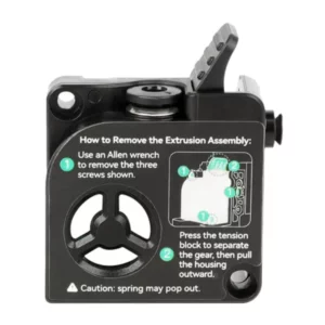 Couvercle Avant de l'Extrudeuse (Extruder Front Cover) – Série K2
