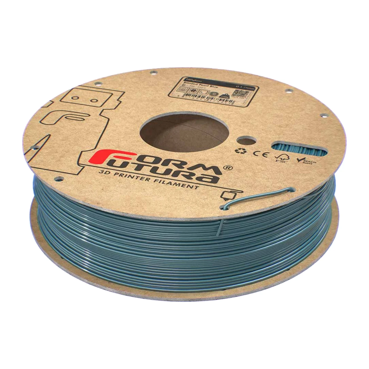 PETG HDGlass bleu métallisé opaque - 750g - 1,75mm