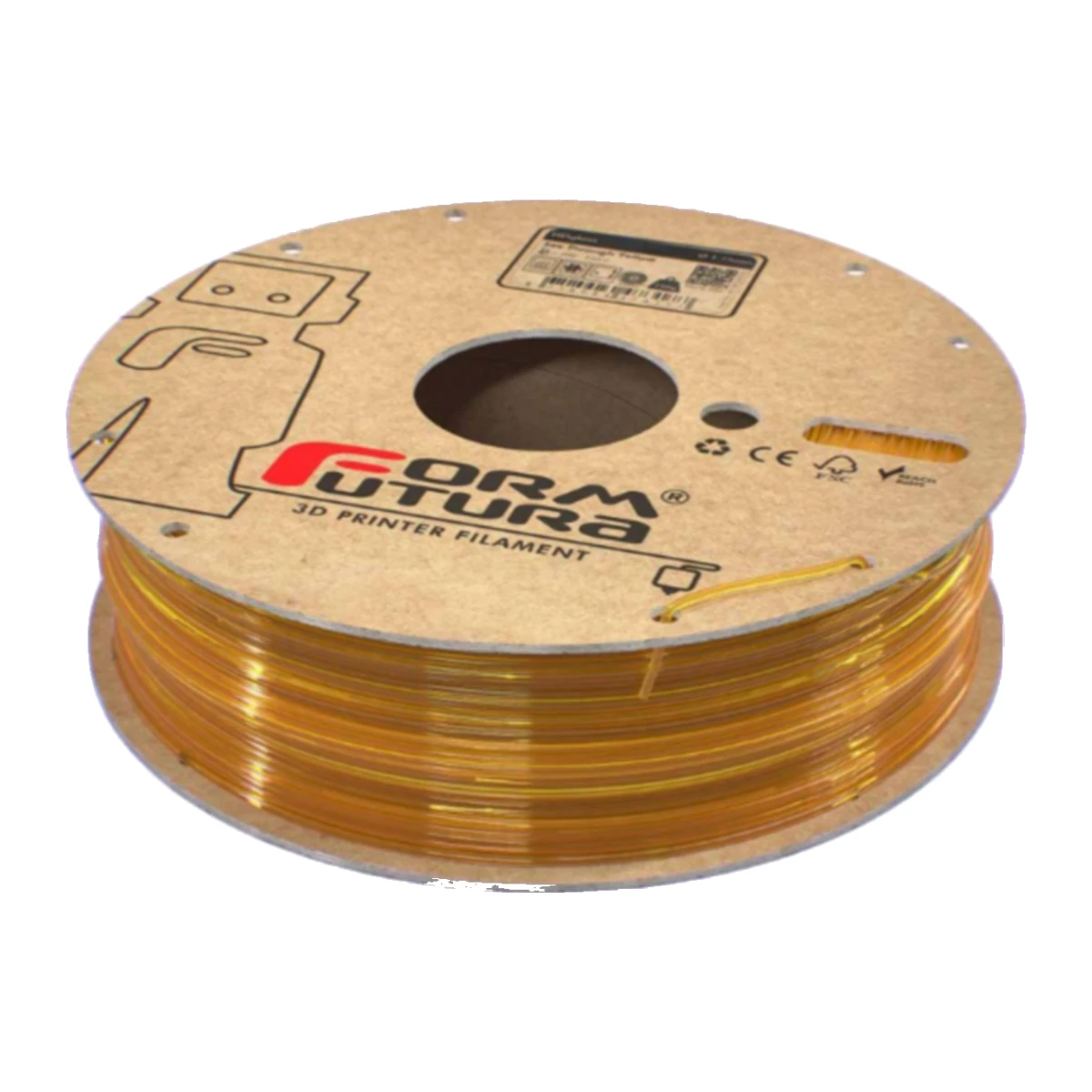 PETG HDGlass safran translucide - 750g - 1,75mm