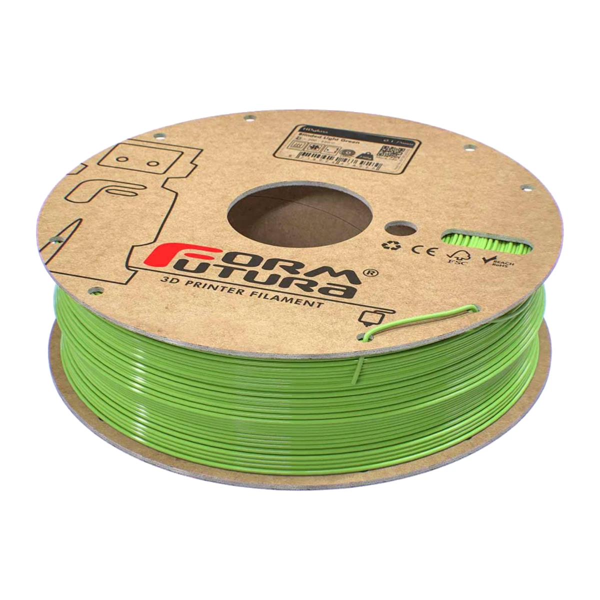 PETG HDGlass vert clair opaque - 750g - 1,75mm
