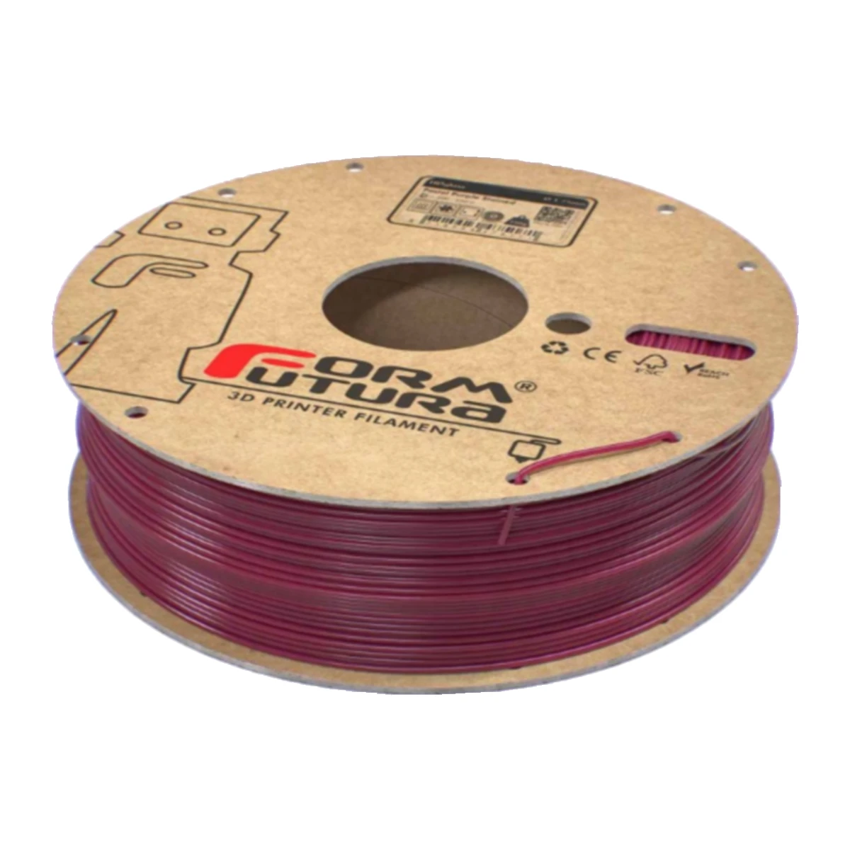 PETG HDGlass violet pastel translucide - 750g - 1,75mm