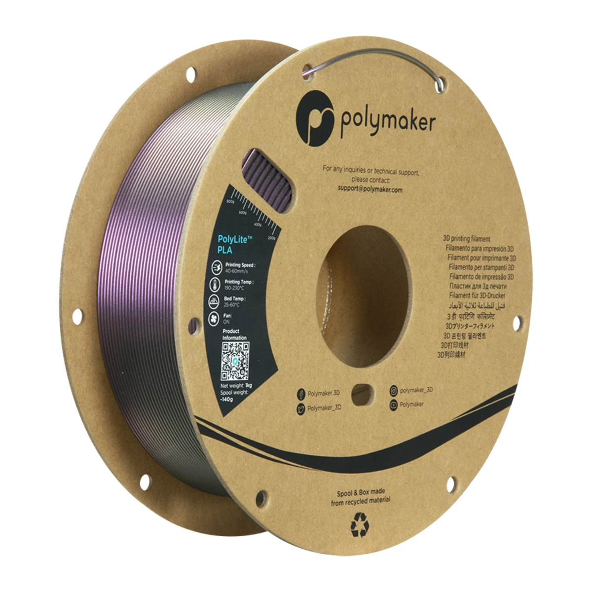 Polylite PLA Starlight Nebula - 1000g, 1,75mm