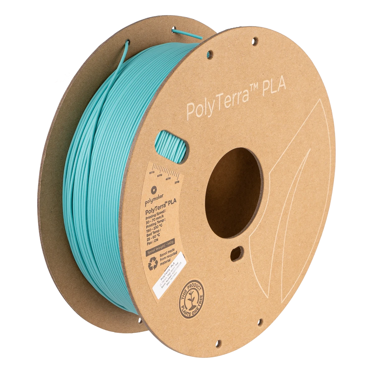 PolyTerra PLA Arctic Teal - 1000g