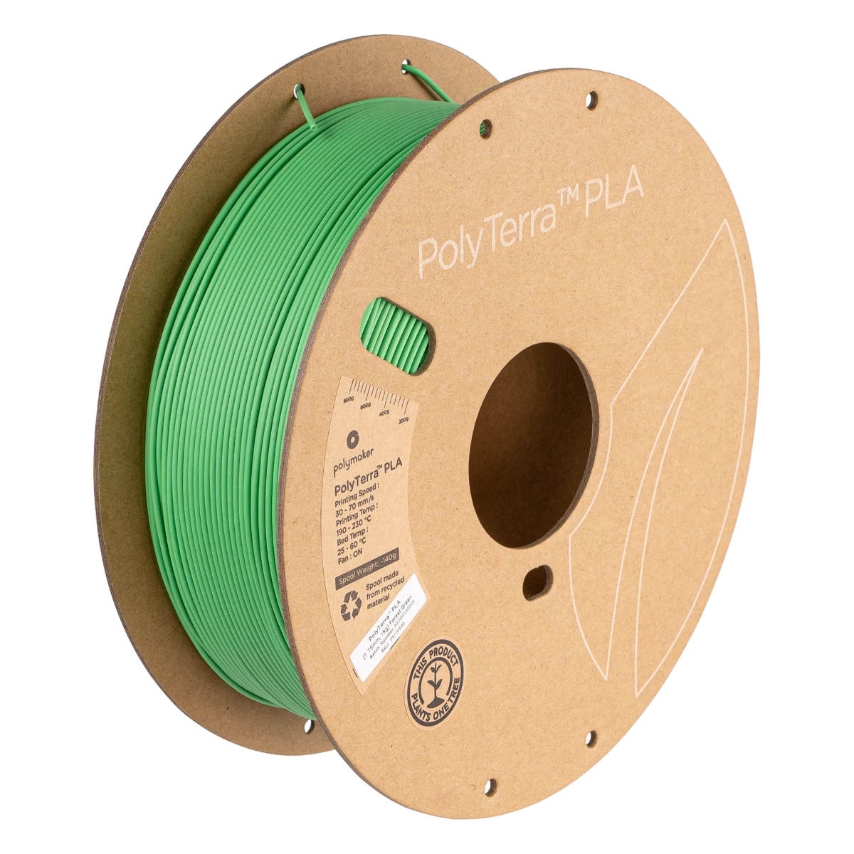 PolyTerra PLA Forrest Green - 1000g, 1,75mm