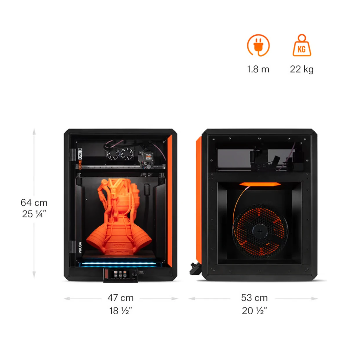 Prusa CORE One L – Imprimante 3D Assemblée – vue 2