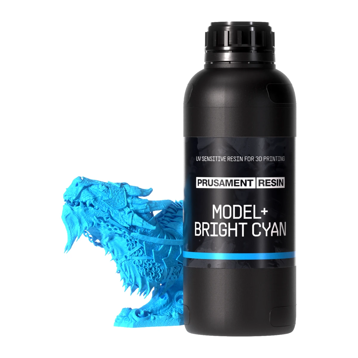 Prusament Resin Model+ Bright Cyan 1kg