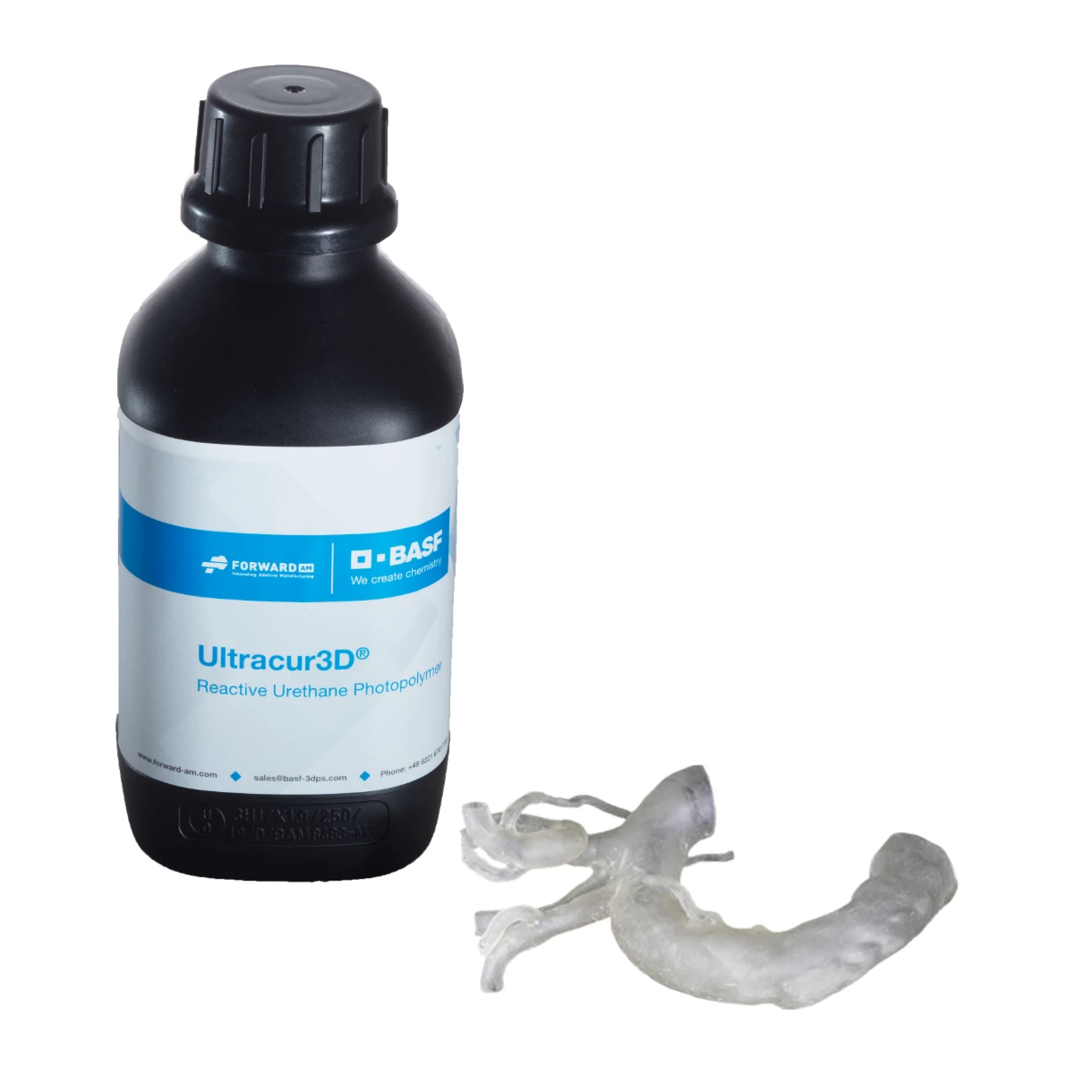 Ultracur 3D Résistance mécanique FL60 - 1kg Transparent