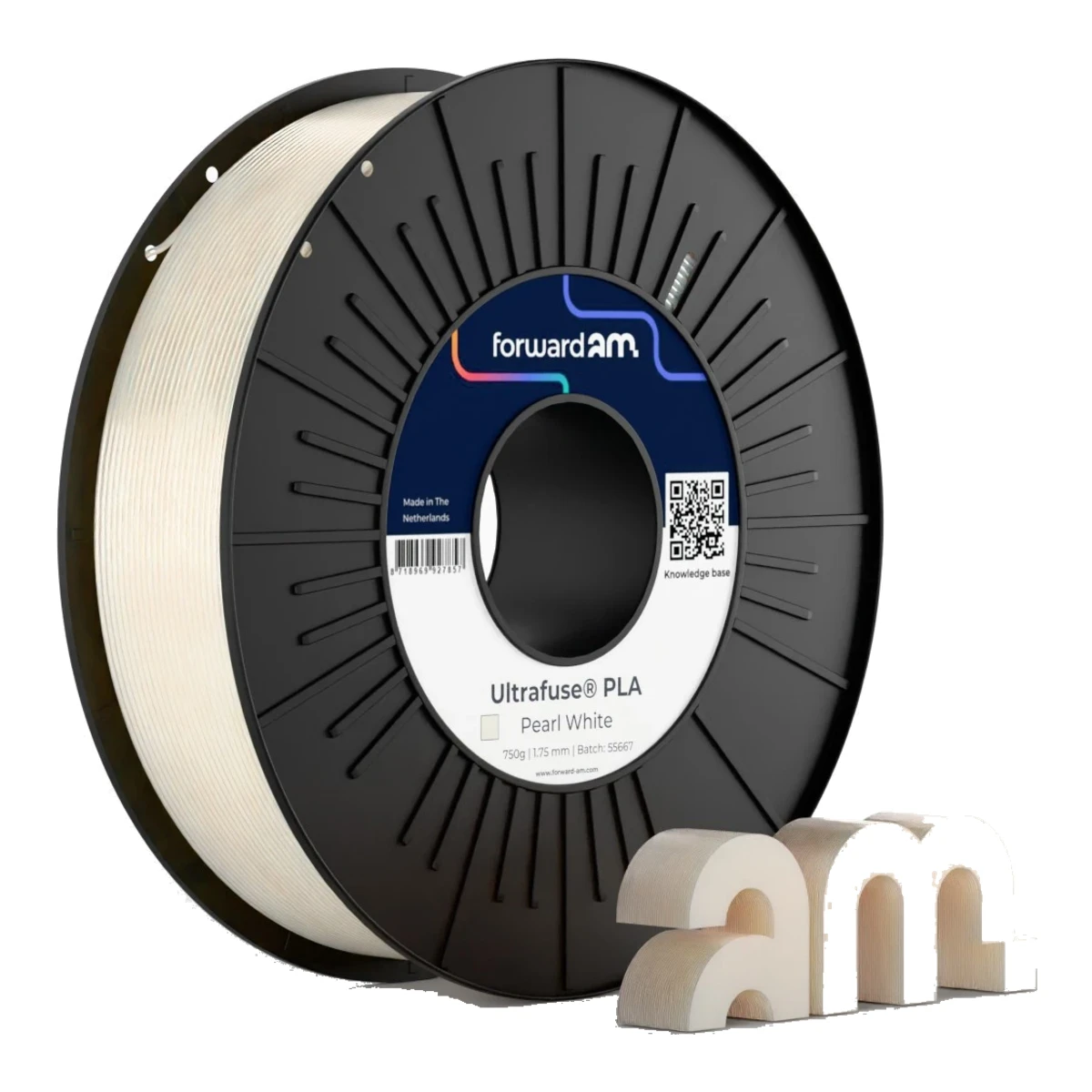 Ultrafuse PLA Blanc perle - 750g, 1,75mm